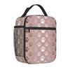 Dog Paw Print Insulated Lunch Bag for Women Reusable Lunch Box for Work School Picnic Cooler Thermal Bento Bag for Boys Girls