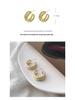 Korean Trend Double Layer Circle Stud Earrings - 2021 Fashion Metal Design