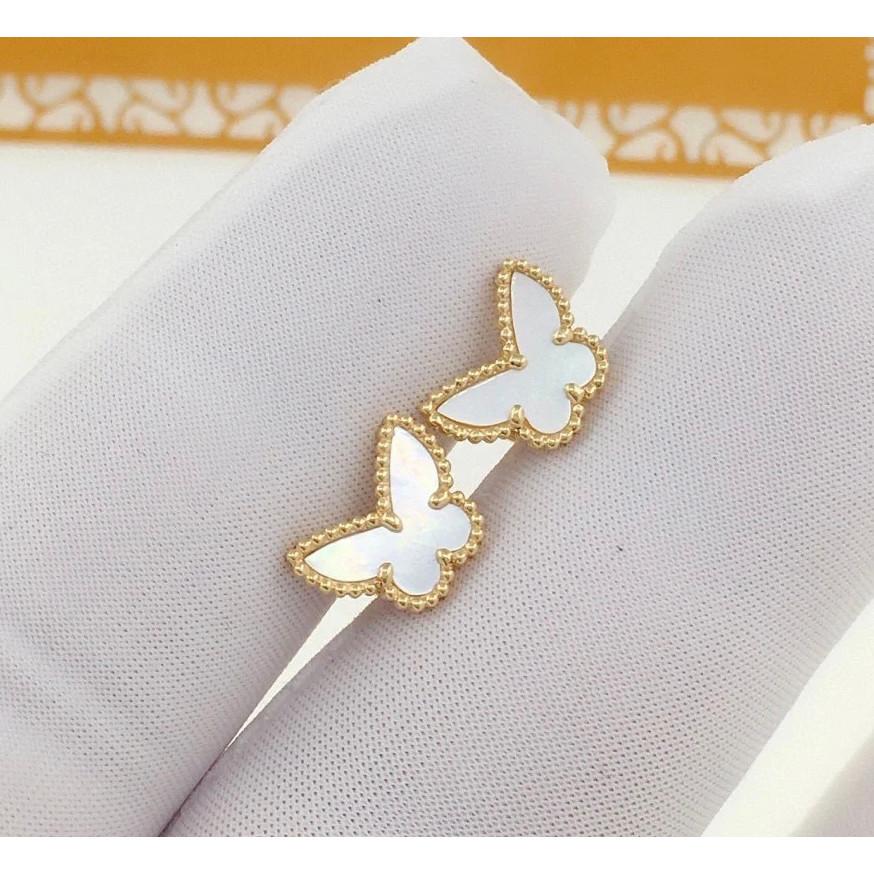 Clover Butterfly Earrings Paired with Flying Saucer Earplugs  Finely Crafted High Version, Anti Allergic Gift Jewelry