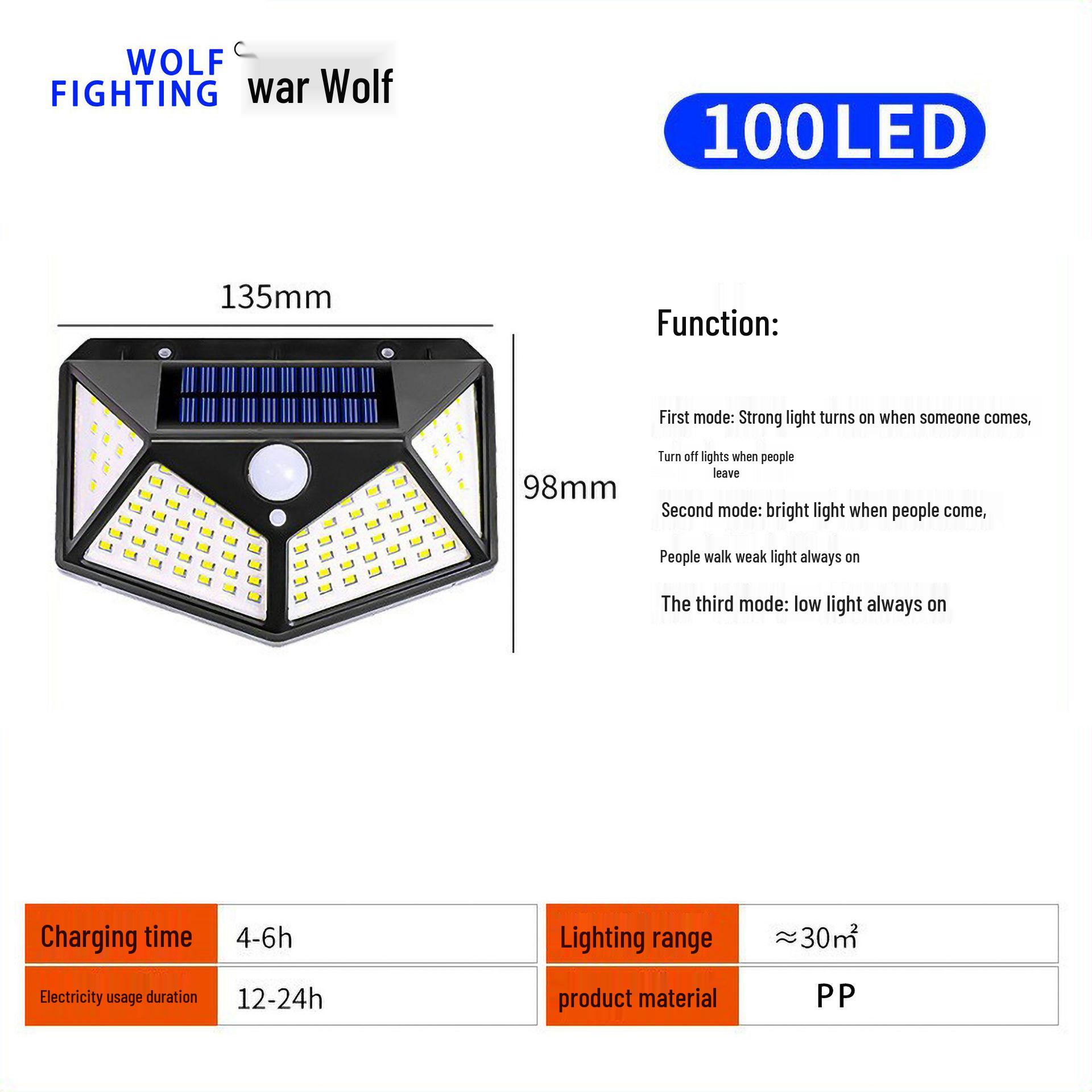 

Waterproof Solar-Powered Outdoor Wall & Path Lights with Remote Control Single Pack [Other Notes]