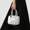 High-end Niche Light Luxury Silver Handbag for Women, 2024 New Summer Handbag, Casual Style Crossbody Pillow Bag