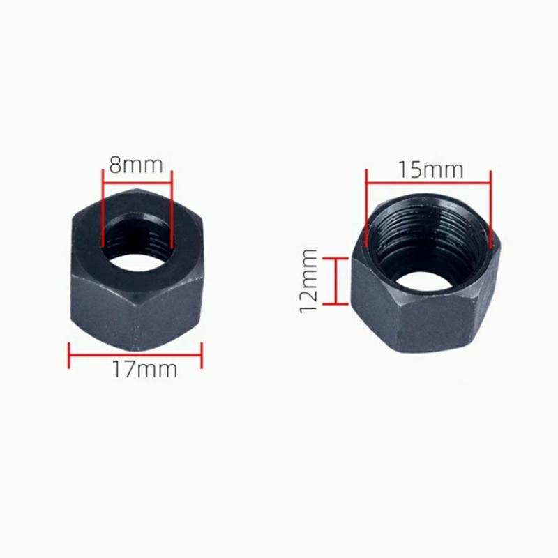 Multiple Size Compatible Router Collet Adapter Fit Various Engraving Tool and Bit for Flexible Woodworking Applications