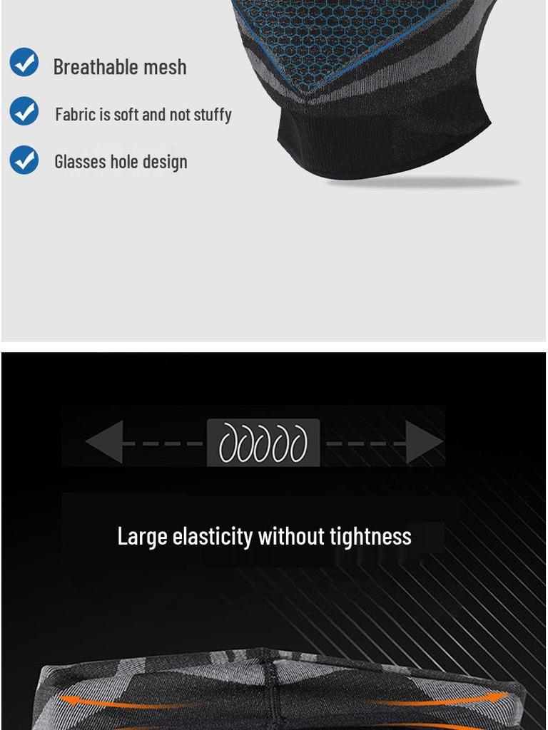 Cross-Border Cycling Face Mask: Windproof, Breathable Headgear for Autumn/Winter Outdoor Sports, Mountaineering, Skiing, Motorcycling