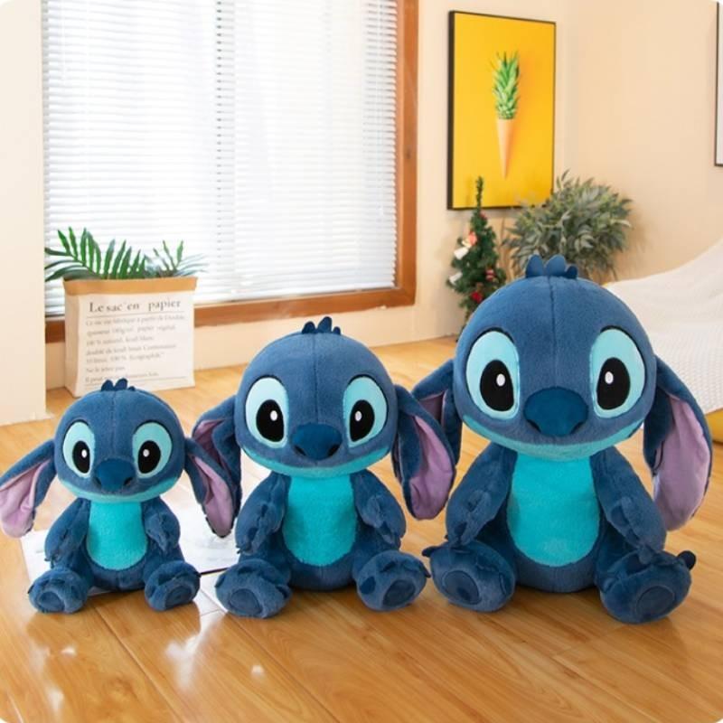 Adorável Brinquedo de Pelúcia Stitch Desenho Animado Macio Aconchegante Almofada Animal de Pelúcia Presente