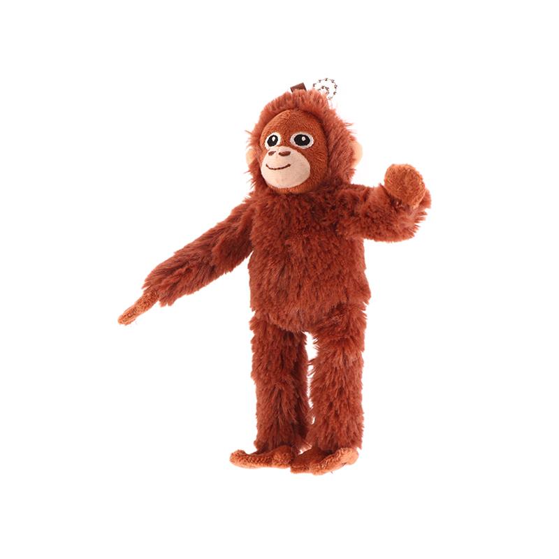 Cute Plush Key Chain Fur Monkey Toys Orangutan Keychain Women Bag Pendant Car Trinket Decorate