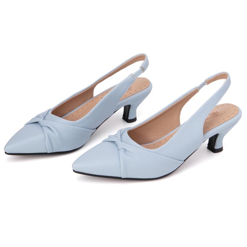 Modieuze Zomerschoenen Voor Dames Sandalen Puntneus Korte Hakken Slingbacks Zwart Wit Bruiloft Feest Dansschoenen Dames Grote Maat 50 52