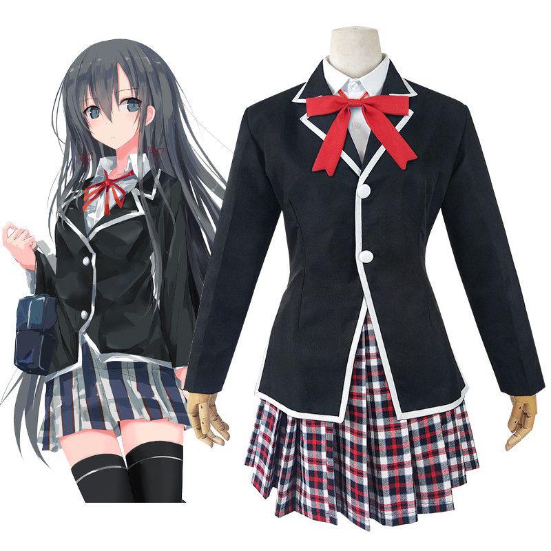 Charming My Youth Romantic Comedy Is Wrong Yukinoshita Yukino Cosplay Costume Uniform For Anime Fans