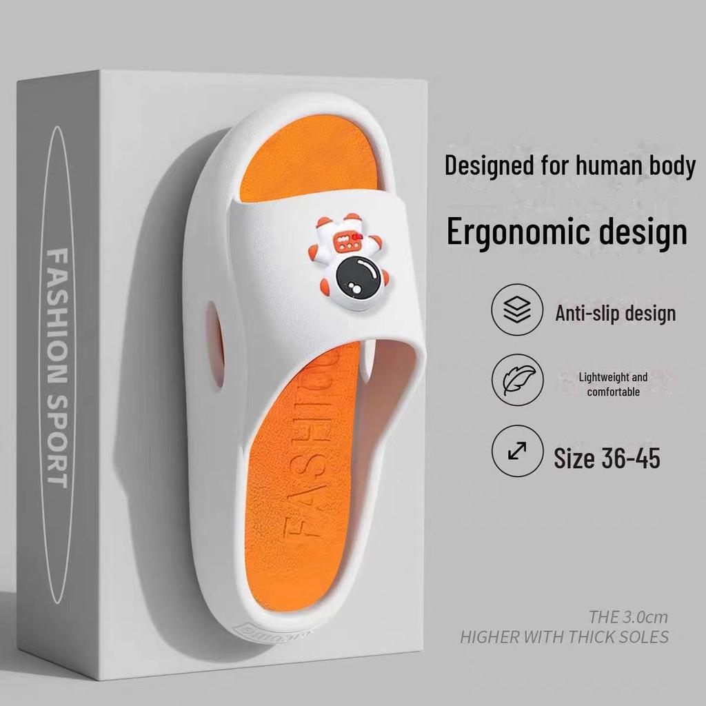 Men's and Women's Versatile Thick-Soled Non-Slip Slippers for Outdoor and Indoor Use