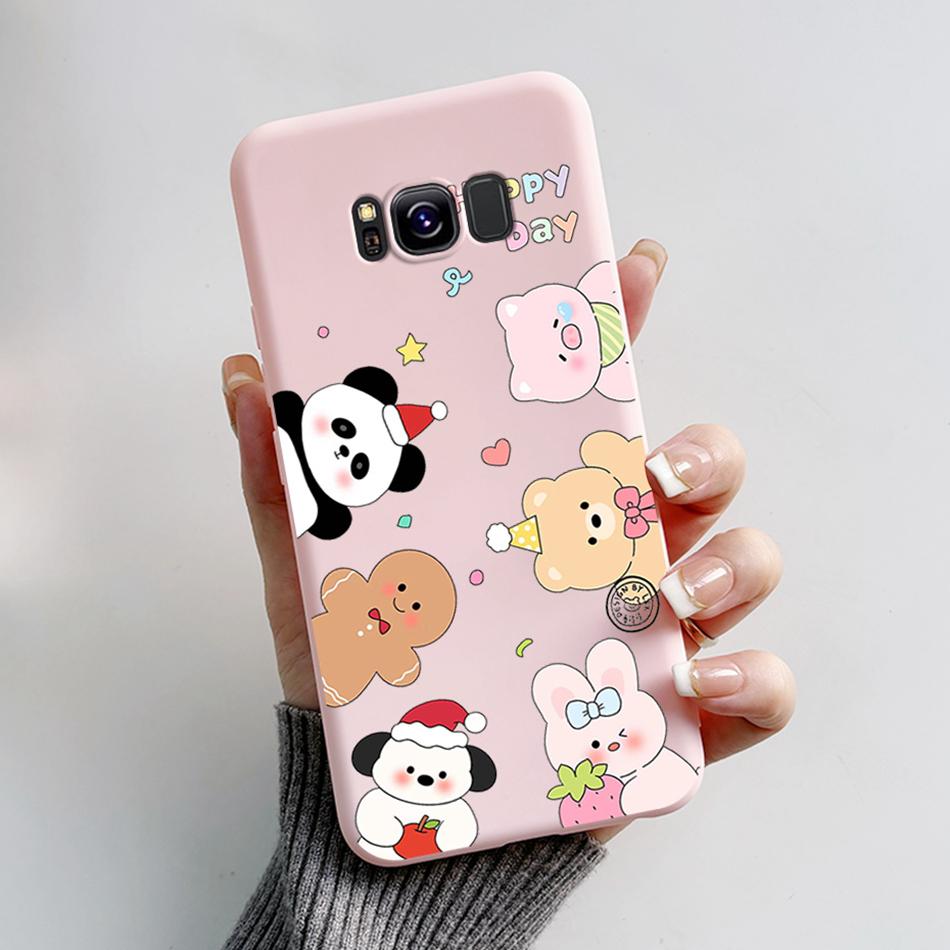 For Samsung Galaxy S8 Plus Case Galaxy S8 Shockproof Back Phone Cases For Samsung S8 GalaxyS8 Plus Cartoon Silicone Cover Bumper