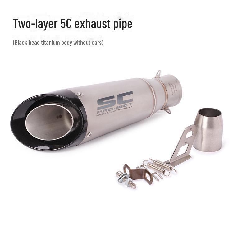 Ninja SC Double Layer Motorcycle Exhaust Tail R25R3R6