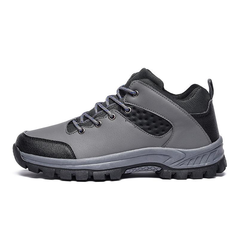 Hiking shoes men's large size outdoor casual hiking shoes fashion field sports travel shoes wear-resistant labor insurance shoes