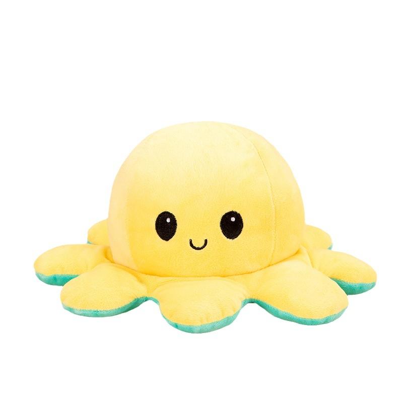 Creative Cute Funny Simulation Flip Octopus Doll Doll Throw Pillow Plush Toy Gift