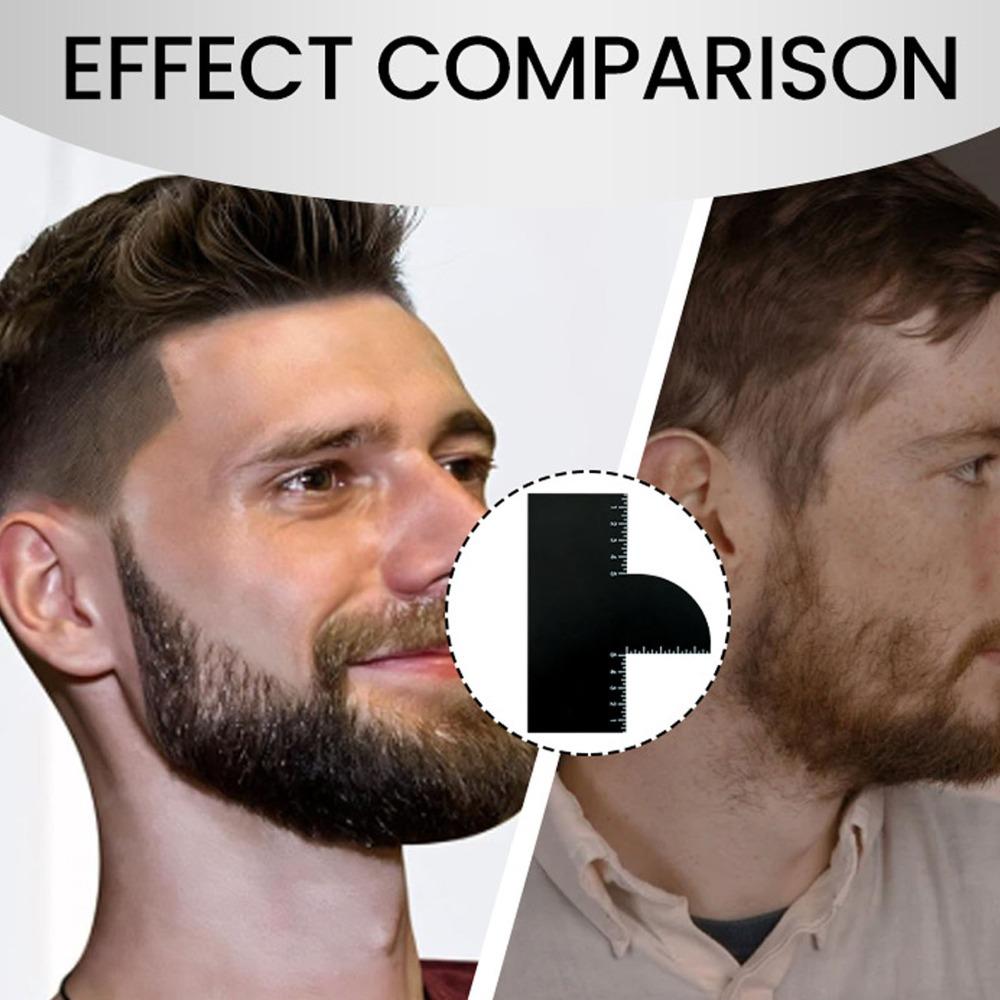 4pcs Reusable Hairline Shaping Tool Easy To Clean Edge Line Up Tool Barber Enhancement Card For Men