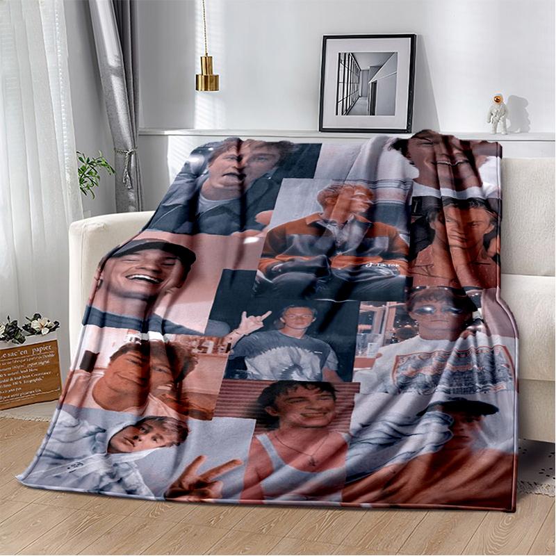 3D Drew Starkey Rafe Cameron Soft Plush Blanket,Flannel Blanket Throw Blanket for Living Room Bedroom Bed Sofa Picnic Cover Gift