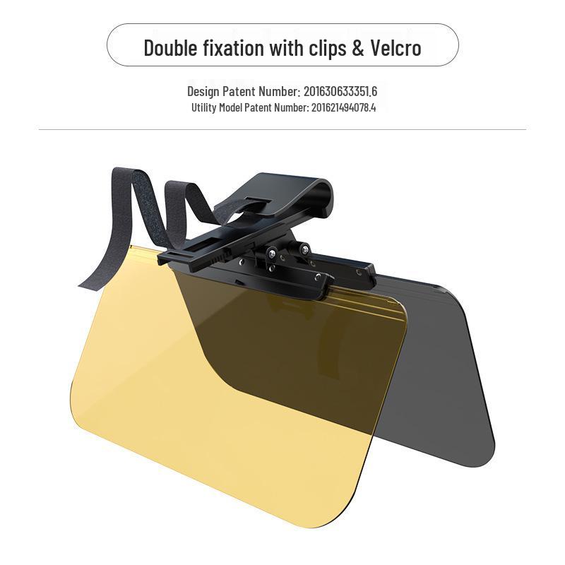 Car Anti-Glare Night Vision Sun Visor for Day and Night Driving