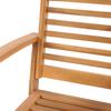 Chair Set 2 Pieces Brown 65 x 60 x 76.5 cm Solid Teak Wood