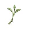 Beautiful Plant Pins Metal Brooches Nature Theme Jewelry Unique Badges Alloy Texture Suitable for Party and Everyday Use