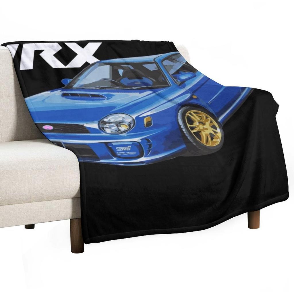 JDM WRX GDB Bugeye RALLY BLUE Throw Blanket Beautifuls christmas gifts Flannels Decorative Sofa Blankets