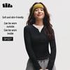 Bananaunder Women's Henley Neck Base Layer Top SF027