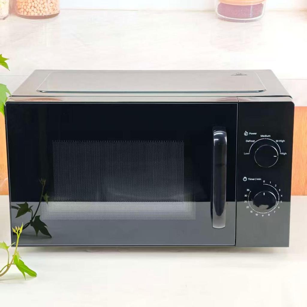 20L/25L Multifunction Home Microwave Oven with Turntable and Mechanical Knob