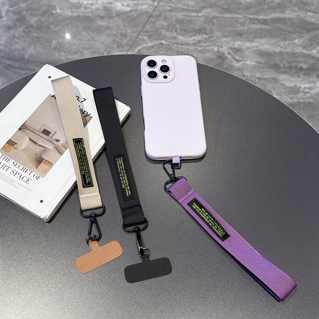 Simple And Fashionable Mobile Phone Lanyard, Short Wrist Strap, Enlarged Anti-Loss Pendant, Universal Bracelet For keys And Bags