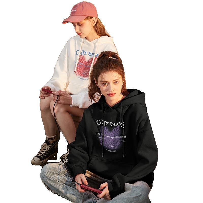 

Женский худи свободного кроя с графическим принтом TonLion L