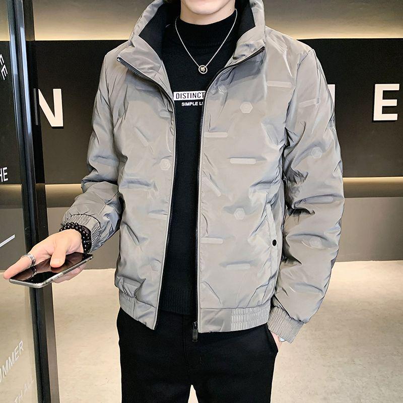 

Мужская зимняя пуховая куртка с капюшоном - Толстая, теплая и модная 2XL for 145-160 jin