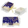 50Pieces Book Shape Eid Candy Boxes 5x3.5x1.5Inch Party Treat Boxes Candy Cookie Bags For Candies And Cookie Packaging