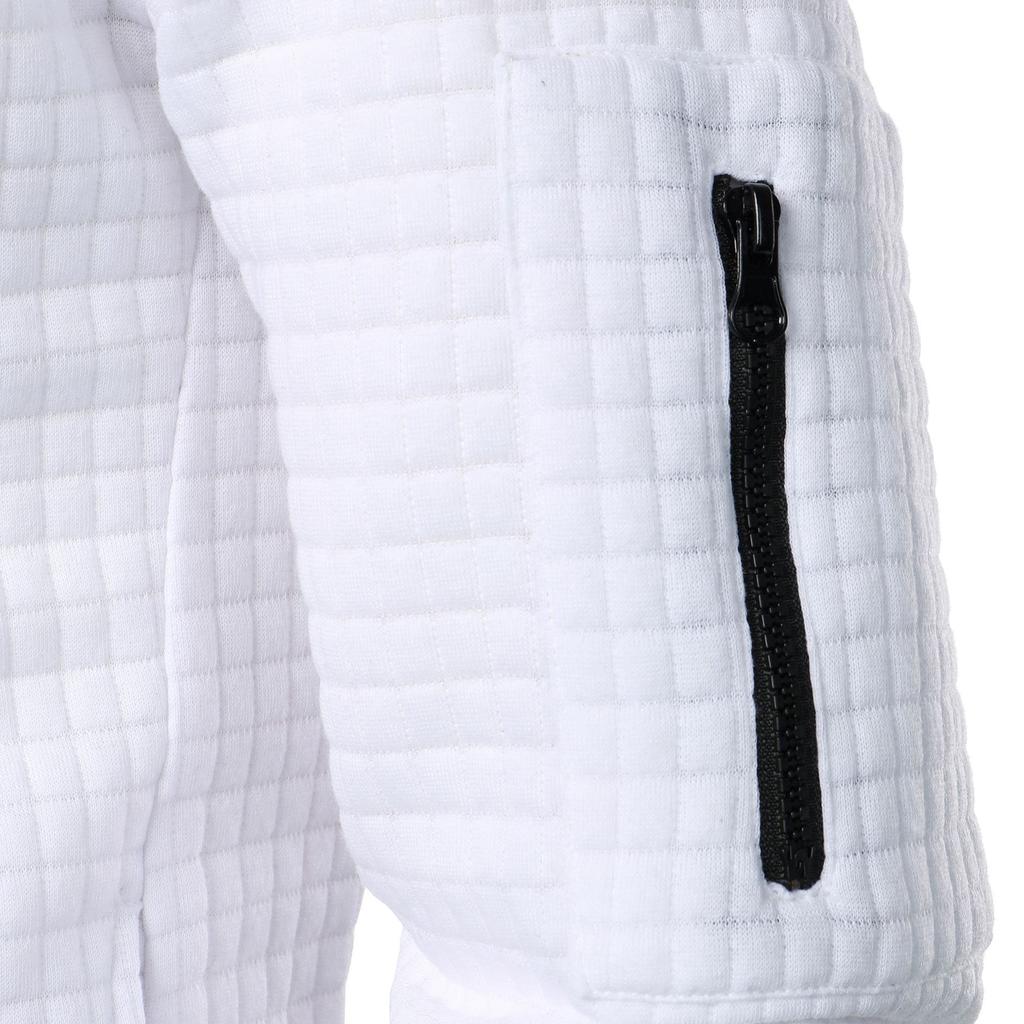 Spring Autumn Mens Long Sleeve Zipper Jacket Stand Up Coats Sport Outdoor Sweatwear Winter Warm Baseball Collar Sweatshirts