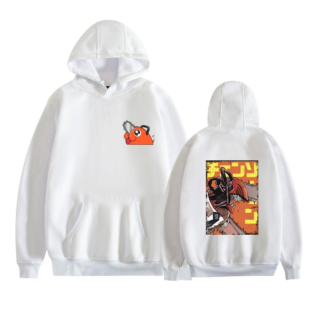 Unisex-Anime-Hoodie mit Kettensägenmann-Motiv, Cartoon-Print, Streetwear-Hoodies für Paare, Männer und Frauen
