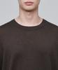 MUSINSA STANDARD Merino Wool Blend High Gauge Crew Neck Knit [Dark Brown]