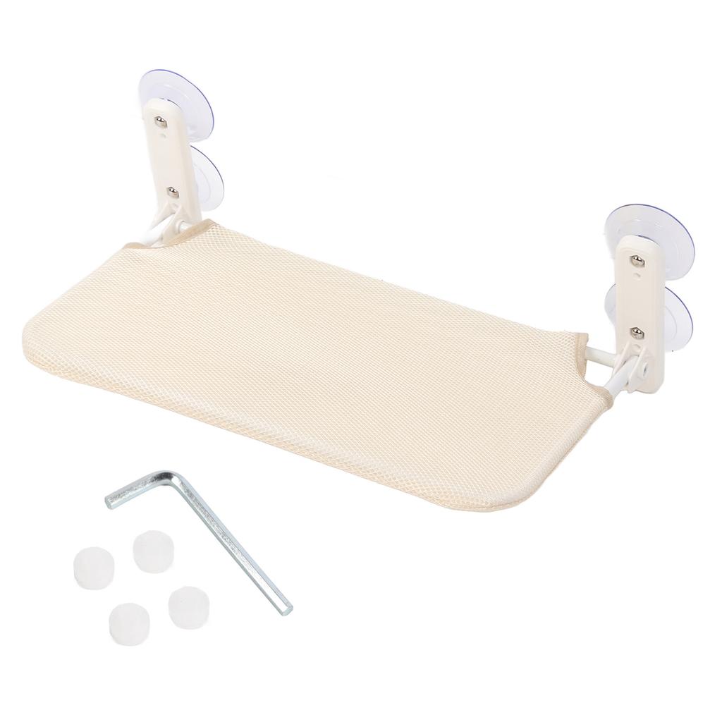 Cat Window Hammock Foldable with 4 Suction Cups Strong Load Bearing Stable Support Pet Window Bed