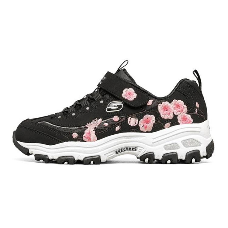 (GS) Skechers D Lites Black Pink Kids 302507L-BLK EU 27.5
