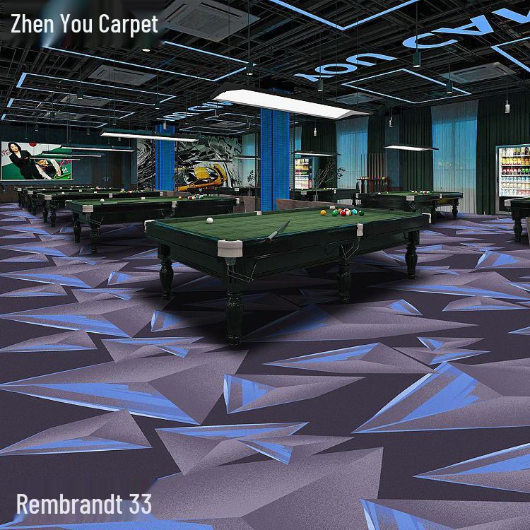 Fire-Resistant, Durable, Colorfast Billiard Room Nylon Carpet 650g