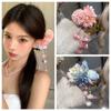 Headwear Hairpin Tassel Barrettes Fashion Lily Flower Hair Clip  Women
