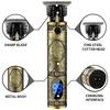 New Hair Clipper LCD Digital Display Household Hair Clipper Retro Oil Head Electric Clipper T9 Beard Carving Small Clipper Electric
