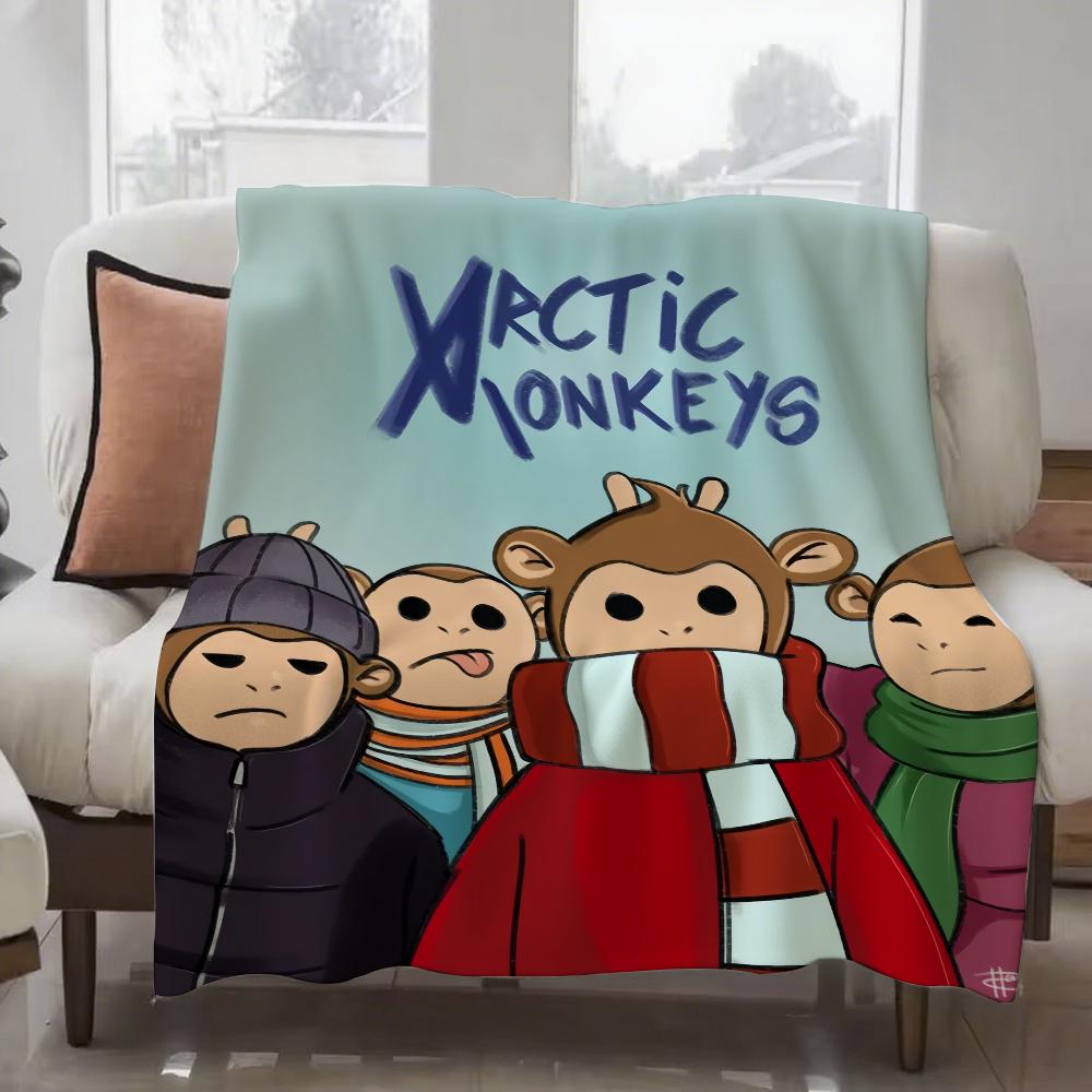 Singer A-Arctic M-Monkeys AM Album Blanket Design Lightweight For Dorms, Naps, Living Room, Office,Sofa 75X95CM