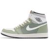 Air Jordan 1 High OG High Top Vintage Basketball Shoes Unisex White Green 555088-603(TeamB-)