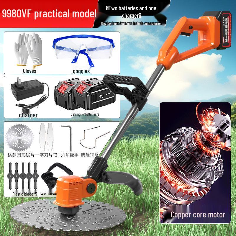 CHUANGYI Akumulatorowa Kosiarka Elektryczna do Małych Ogrodów i Pielenia