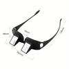 90-Degree Lazy Glasses Eyeglasses Lazy Reading Glasses Prismatic Horizontal Glasses Lying Down Bed Reading TV Watching Eyeglasses HD Readers Glasses