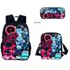 Just Shapes&Beats Kids Backpack Set 3-Piece for School Students Lightweight Ergonomic Large Capacity Fun Pattern