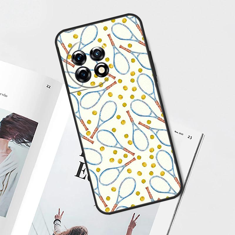 

Tennis Racket Tennis Ball Case For OnePlus Nord CE 5 2 3 4 Lite N30 OnePlus 11 12 13 15 13T 13R 10T 12R 9 10 Pro Cover OnePlus Nord 4