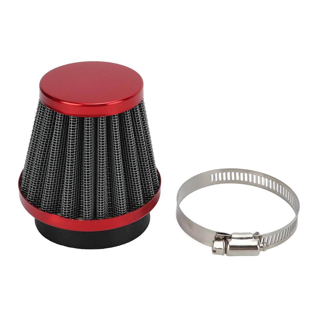 Professional Air Intake Filter Cleaner Clamp On Reusable for 48?50mm Dirt Bike ATV Scooters