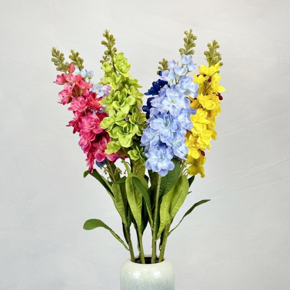 Silk Artificial Hyacinth 85CM Artificial Flowers Fake Violet Flower  for Home Wedding Decor