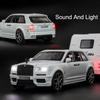 1:32 Scale Rolls Royce Cullinan RV Car Models Alloy Diecast Toys Pull Back 6 Doors Opened Camping Vehicle Toy for Kids Presents
