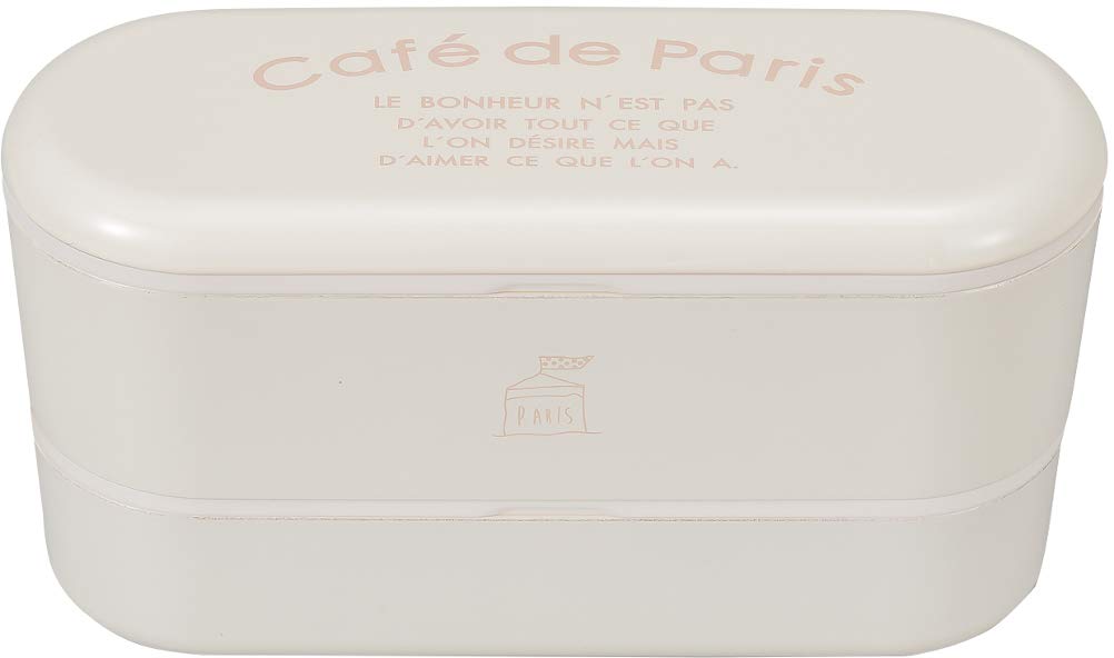 

Masakazu Slim Nest Lunch de Made in x x Product Box, Café Paris, Japan, Antibacterial, 6.8 17.8 9.5 cm, Ivory, Number 48-79250-6 слоновая кость