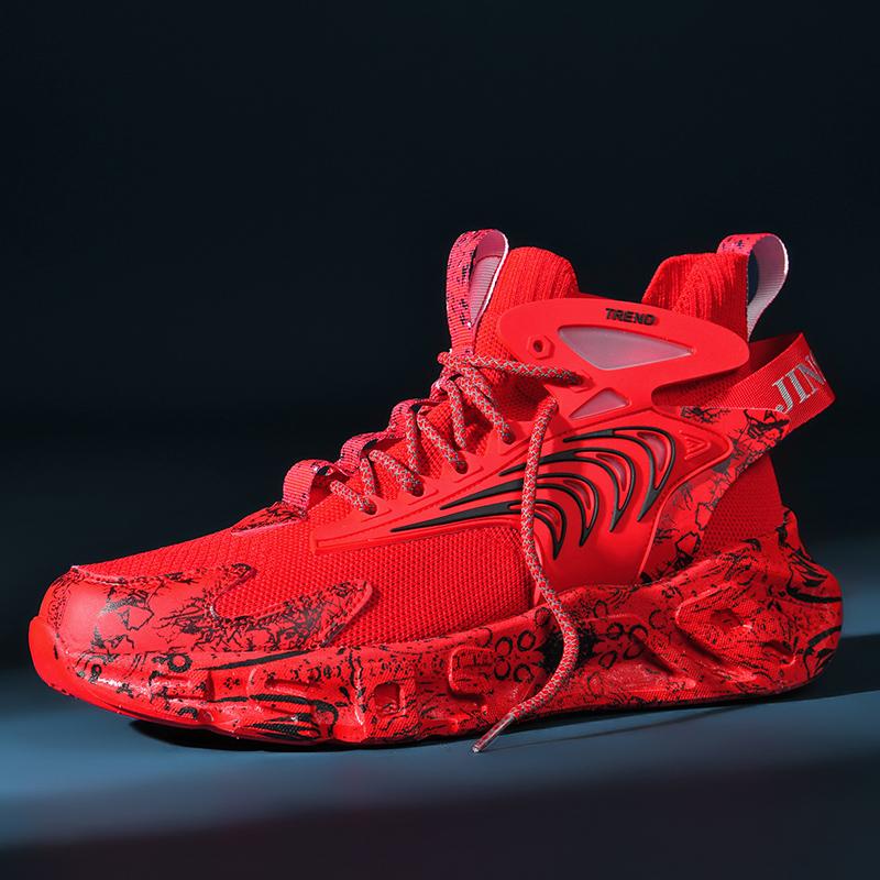 Men'S Sneakers Shoes For Men  Autumn High Elastictenis Breathable Male Casual Sports Fitness Running Shoes Footwear