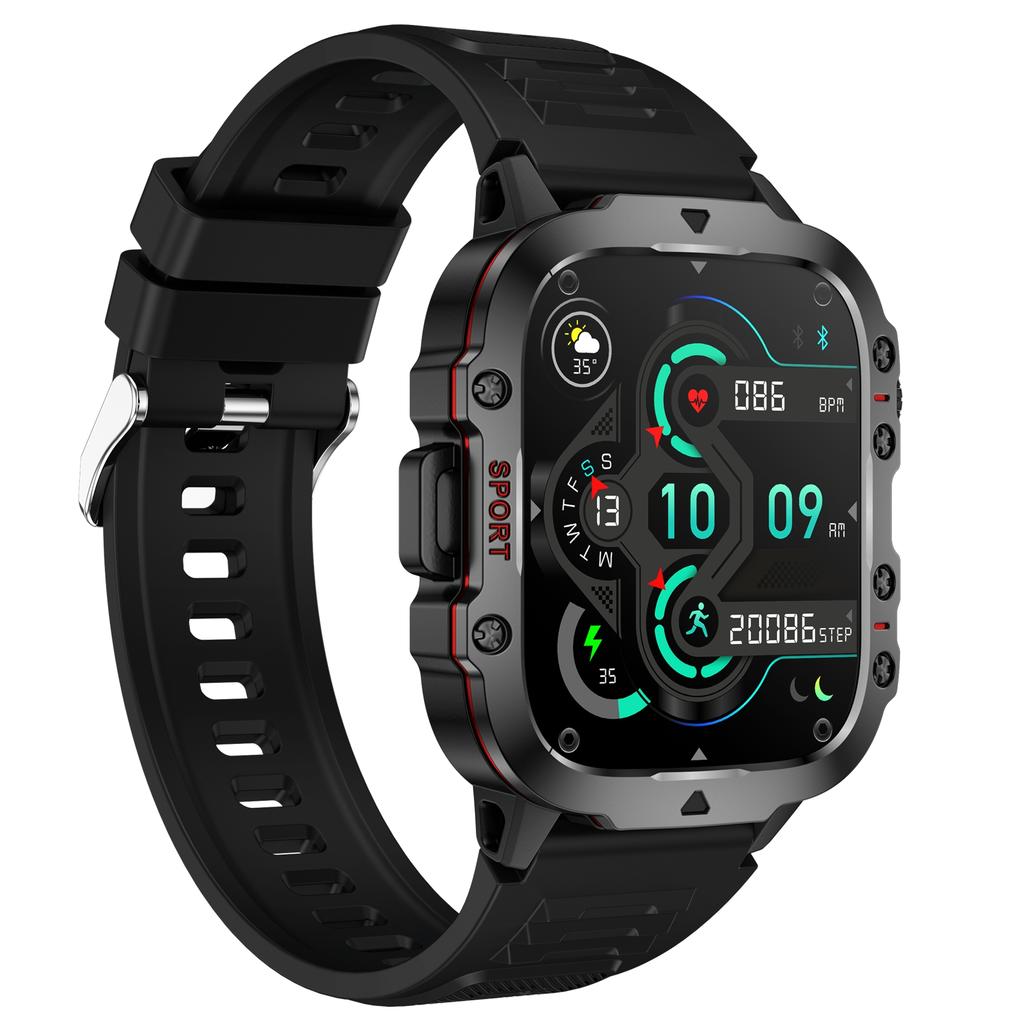 Smartwatch for Women and Men BT Answer Make Call Health Monitoring Sports Watch 1.96  High Clear Display
