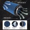 RASTP-Universal 3" 3.5" 4" Car High Flow Cold Air Intake Air Filter Conical Washable Air Filters For Race Car 10.6" Tall OFI141