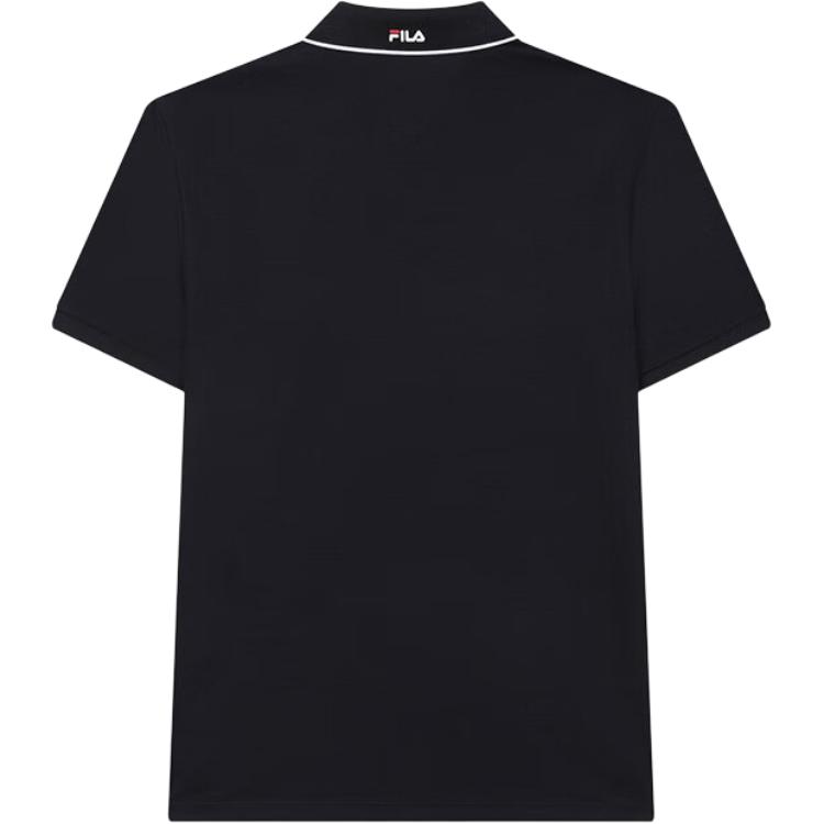 Fila Skin-Friendly Comfortable Breathable Short Sleeve Polo Shirt Men Tops Legendary-Blue F51M431106ANV